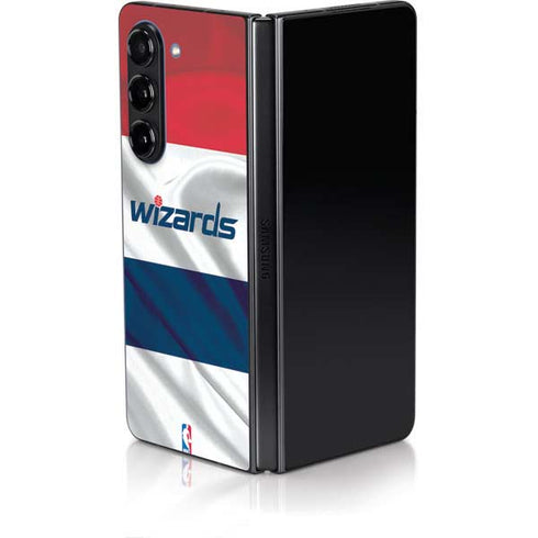 NBA Washington Wizards Home Jersey Galaxy Z Fold5 5G Skin